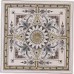 Original Style Single Tile on Colonial White Symmetrical Classical Pattern 152 x 152mm | 6 x 6inch 6019B