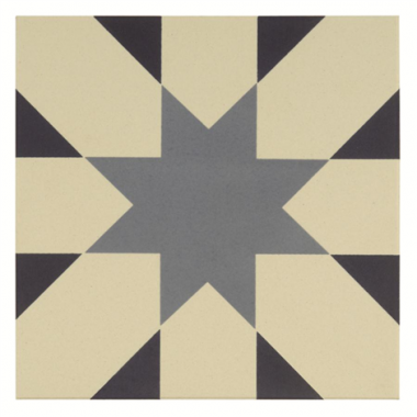 Seville Light Blue and Dark Blue on Dover White tile 8051V Odyssey Primo Original Style