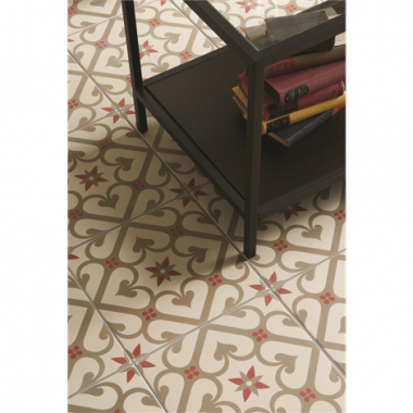 Epoque Rose Rose, Regency Bath tile 8715 Odyssey Grande Original Style