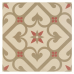 Epoque Rose Rose, Regency Bath tile 8715 Odyssey Grande Original Style