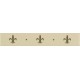 Original Style Gold on Colonial White Fleur de Lis Border 152 x 75mm | 6 x 1 inch B9033TG