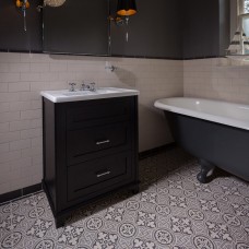 Salisbury black on dover white 7969V by Original Style 15.1 x 15.1cm