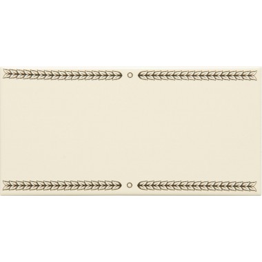 Original Style Charcoal Grey on Colonial White Egg and Trellis 152 x 75mm | 6 x 3 inch 7823B