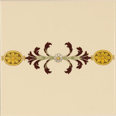 Original Style Border On Colonial White Cameo Carousel 152 x 152mm | 6 x 6inch 6035B