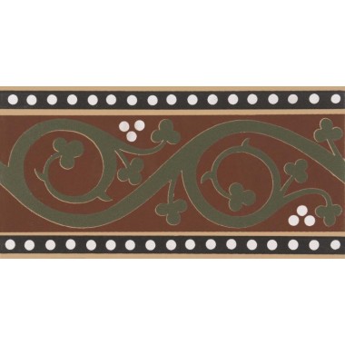Kitchener Border green 6574V by Original Style 15.1 x 7.5cm