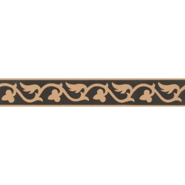 Lansdowne Border black on buff 6670V by Original Style 15.1 x 2.4cm