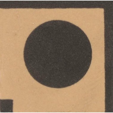 Melbourne Corner black spot on buff 6681V by Original Style 2.4 x 2.4cm