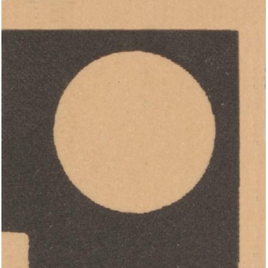 Melbourne Corner buff spot with black 6683V by Original Style 2.4 x 2.4cm