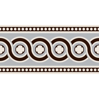 Telford Border black on dover white 7966V by Original Style 15.1 x 7.5cm