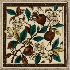 Original Style Single Tile on Colonial White Sweetbriar 152 x 152mm | 6 x 6inch 6013B