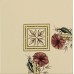 Original Style Corner Tile On Colonial White Poppy And Wheatsheaf 152 x 152mm | 6 x 6inch 6027B
