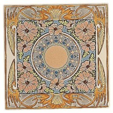 Original Style Colonial White Alphonse Mucha Orchid 152 x 152mm | 6 x 6inch 6054B