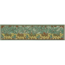 Original Style Single Floral Tile on Colonial White Alphonse Mucha Evening Reverie 152 x 152mm | 6 x 6inch 6040B Original Style Single Floral Tile on Colonial White Alphonse Mucha Evening Reverie 152 x 152mm | 6 x 6inch 6040B