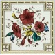 Original Style On Colonial White Poppy And Wheatsheaf Single Tile 152 x 152mm | 6 x 6inch 6088B