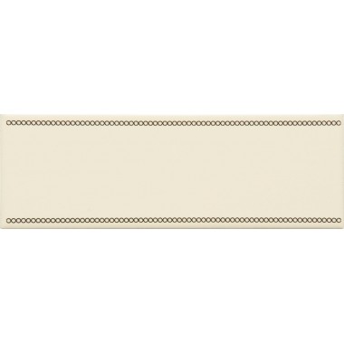 Original Style Charcoal Grey on Colonial White Twisted Trellis Border 152 x 25mm | 6 x 1 inch 7815B