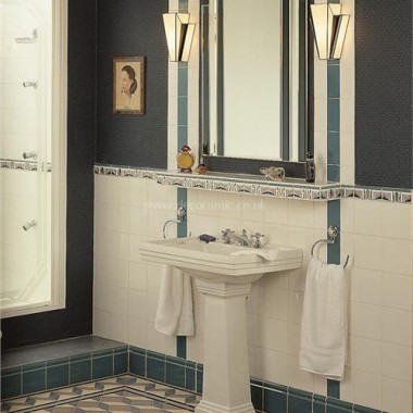 Original Style Skirting tile Aqua Source 152 x 152mm | 6 x 6inch GAQ9903