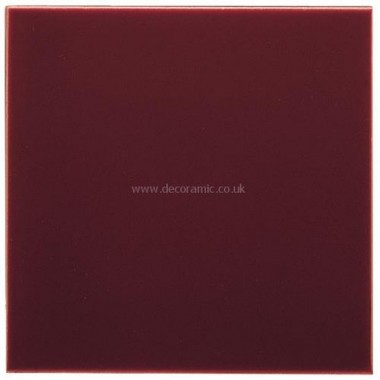 Original Style Rounded Long Edge REL or Bullnose Tile Burgundy 152 x 75mm | 6 x 3 inch F9005