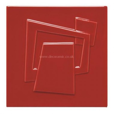 Original Style Red Passion Cubist 152 x 152mm | 6 x 6inch GRP9040