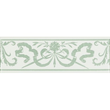 Original Style Jet Black on Brilliant White Greek Key 152 x 40mm | 6 x 1 1/2 inch N9025A