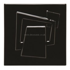 Original Style Jet Black Cubist 152 x 152mm | 6 x 6inch N9040