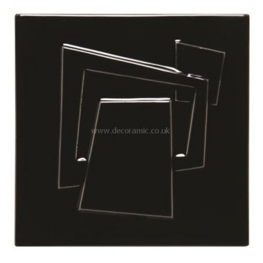 Original Style Jet Black Cubist 152 x 152mm | 6 x 6inch N9040