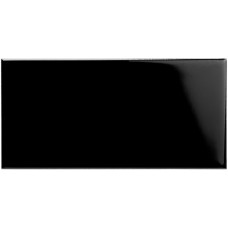 Original Style Rounded Long Edge REL or Bullnose Tile Jet Black 152 x 75mm | 6 x 3 inch N9005