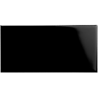 Original Style Rounded Long Edge REL or Bullnose Tile Jet Black 152 x 75mm | 6 x 3 inch N9005