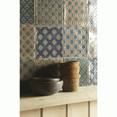 W.2803VTR Winchester Residence Chateaux Merles Decorated Tile 130 x 130 mm 