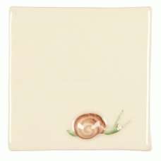 W.HP1309 Winchester Snail Decorated Tile 105 x 105 mm 
