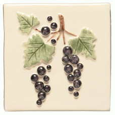 W.HP1033N Winchester Currant Decorated Tile 105 x 105 mm 
