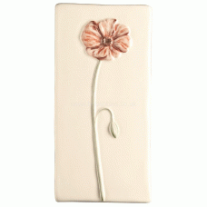 W.HP1485 Winchester Poppy Decorated Tile 210 x 105 mm 
