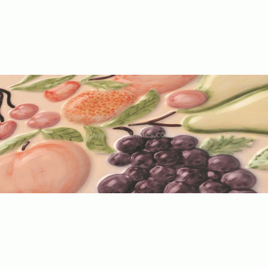 W.HP1072N Winchester Fruit Plaque Decorated Tile 320 x 320 mm 