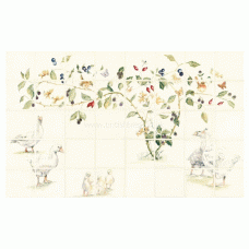W.1705 Winchester Goslings Decorated Tile 127 x 127 mm 