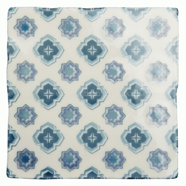 W.2804VPA Winchester Residence Chateaux Bourron Decorated Tile 130 x 130 mm 