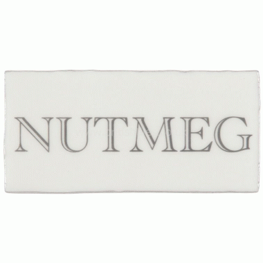 W.2577 Winchester Nutmeg in Grey on Papyrus Decorated Tile 130 x 63 mm 