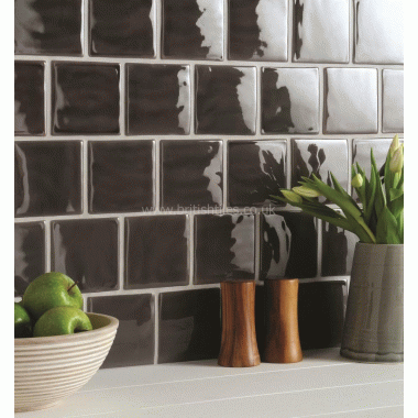 W.BL1004 Winchester Black Field Tile 105 x 105 mm 