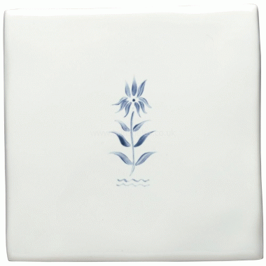 W.DE1533HP Winchester Lychnis Decorated Tile 127 x 127 mm 