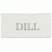 W.2574 Winchester Dill in Grey on Papyrus Decorated Tile 130 x 63 mm 