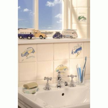 W.HP1662 Winchester Mimi Decorated Tile 127 x 127 mm 