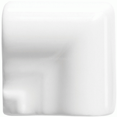 W.PW1227 Winchester Pure White Dado Turn Tile 38 x 38 mm 