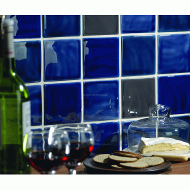 W.CB1004 Winchester Cobalt Blue Field Tile 105 x 105 mm 