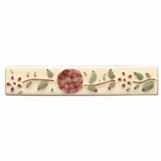 W.HP1356 Winchester Red Clover Border Decorated Tile 105 x 22 mm 